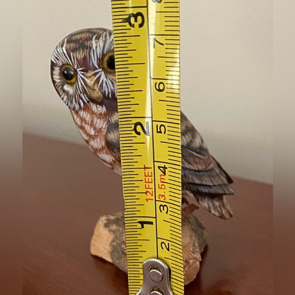 John Madison Woodcarved Spotted Owl Hand Carved And Hand Painted - Picture 8 of 8